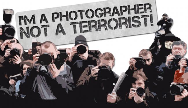 I'm a photographer, not a terrorist