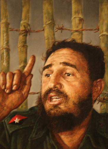 Fidel Castro, by Bernard Safran, Flickr