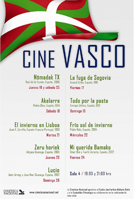 Cine Vasco zinemaldiaren afixa.