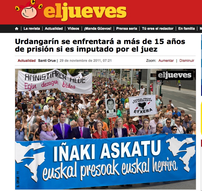 El Jueves astekaritik - Iñaki Urdangarin askatu!