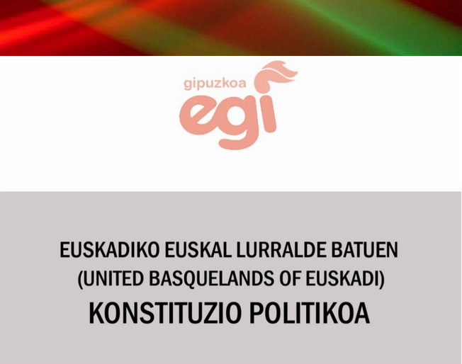 Euskal Lurralde Batuen Konstituzioa idatzi du EGIk
