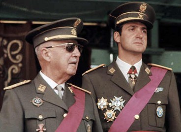 Franco eta Juan Carlos erregea