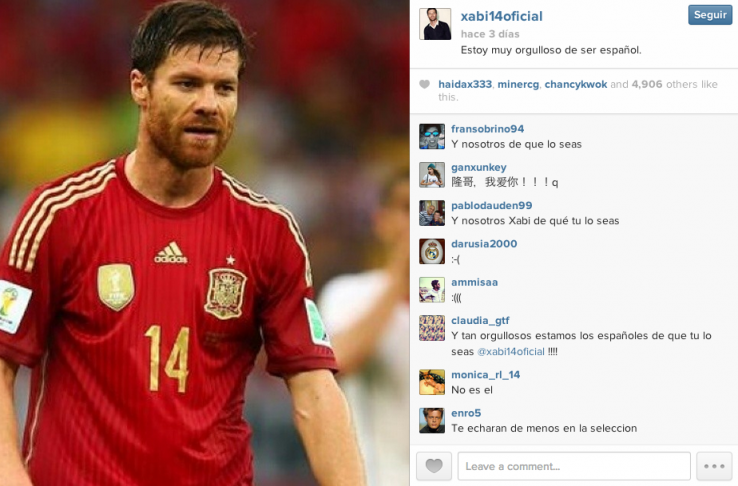 Zein da Xabi Alonsoren benetako Instagram kontua