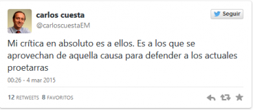 Carlos Cuestak twitter-en