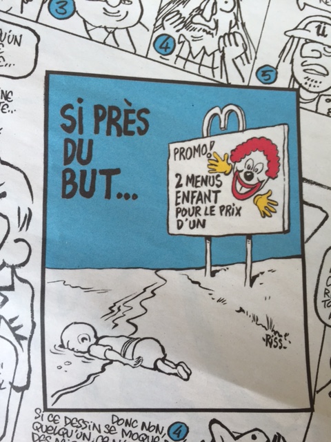 Hain hurbil - Charlie Hebdo aldizkarikoak