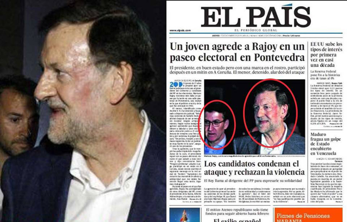 Rajoyren kolpea makilatzen