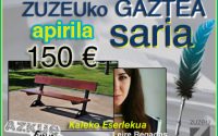 Leire Regadasek irabazi du apirileko Zuzeuko Gaztea Saria