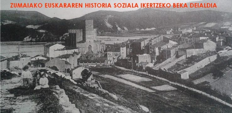 Zumaiako euskararen historia soziala ikertzeko beka deialdia