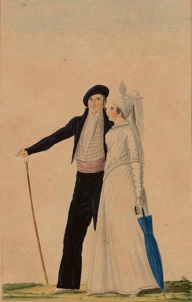 Bikote ezkondu euskalduna, 1828.