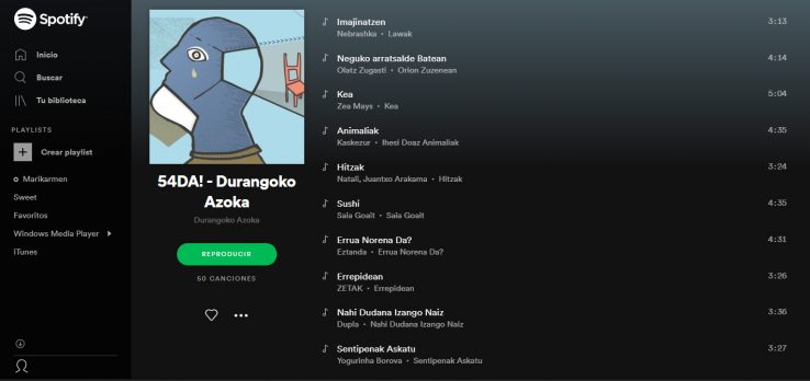 durangoko azoka spotify