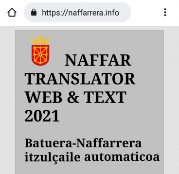 Naffar Translator Berria