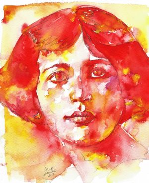 Simone Weil - Painting by Lautir - Artmajeur