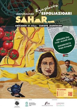 "Sahara, egin planto espoliazioari" jardunaldiak