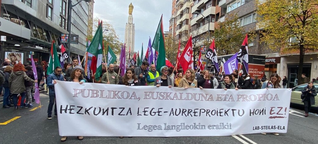 EAEko Hezkuntza Publikoko greba eta mobilizazioen jarraipen zabala