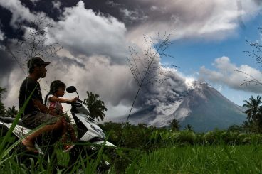 Merapi sumendia erupzioan