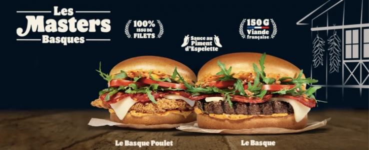 Eskubidea du Burger King-ek bere produktuei “basque“ deitzeko?