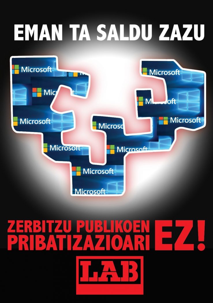 Gure datuak, den denak, Microsoft eta ChatGPTren esku. Uko egin migrazioari!!