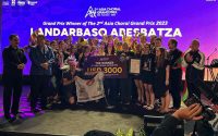 Landarbaso Abesbatza txapeldun 2nd Asia Choral Grand Prixen