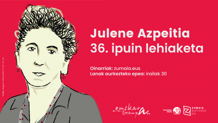 Abian da Julene Azpeitia 36. ipuin lehiaketa Zumaian