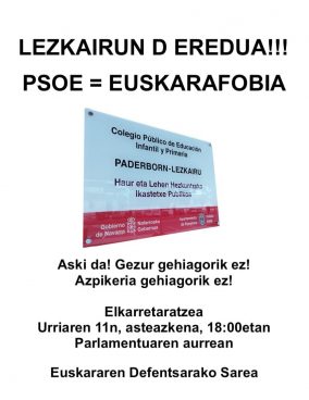 Elkarretaratzea: Lezkairun D eredua!