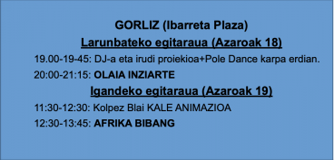 PLAZARA! kultur-saio ibiltariak Gorliz, Urduliz eta Etxebarri zeharkatuko ditu