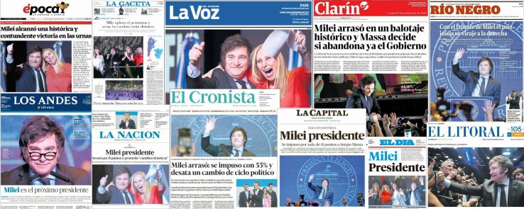 [Azalak] Argentinako gaurko egunkarien azalak