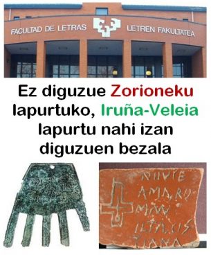 EHUko Letren Fakultateak ez digu “Zorioneku” lapurtuko!