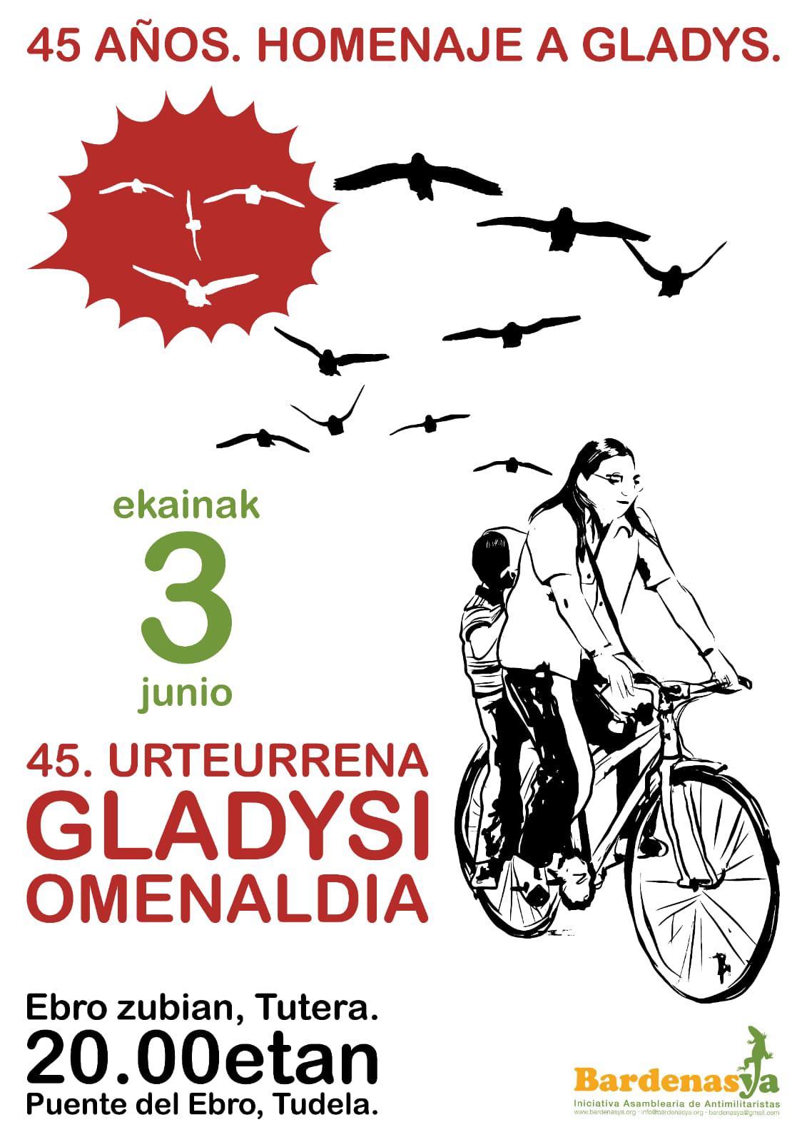 Gladys del Estalen omenaldia