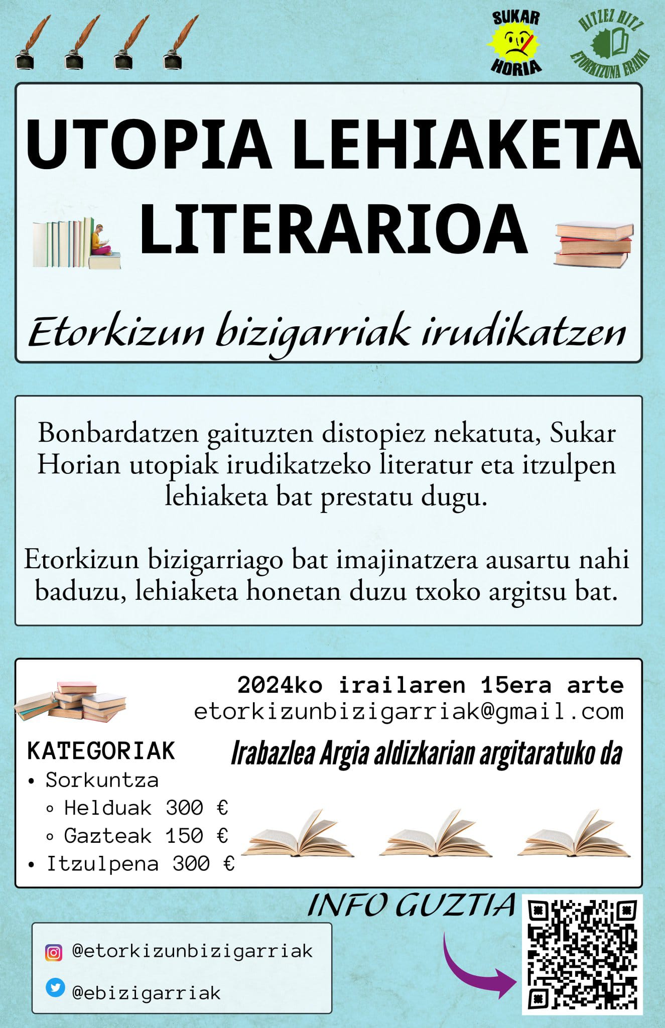 Etorkizun bizigarriak irudikatzen