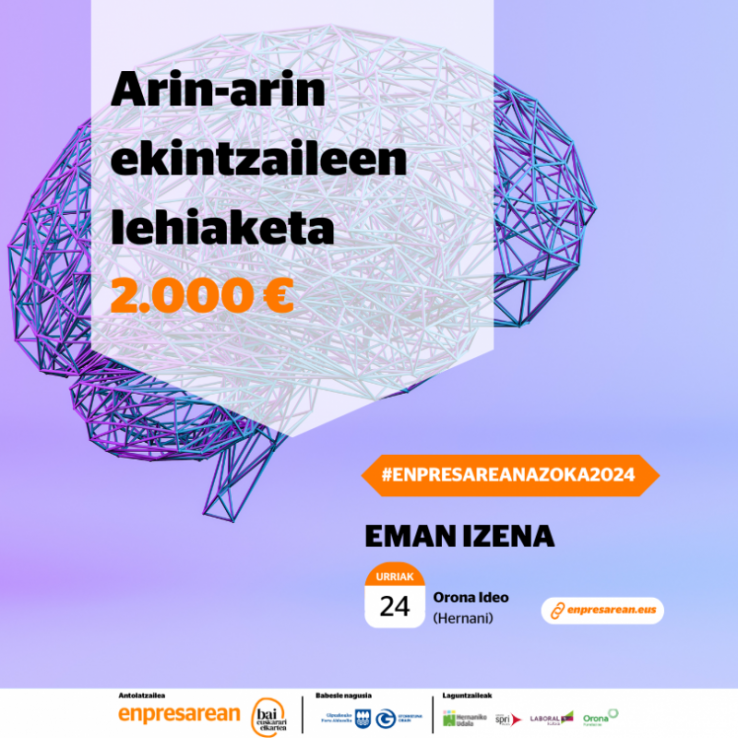 Arin-arin lehiaketarako izen-ematea zabalik