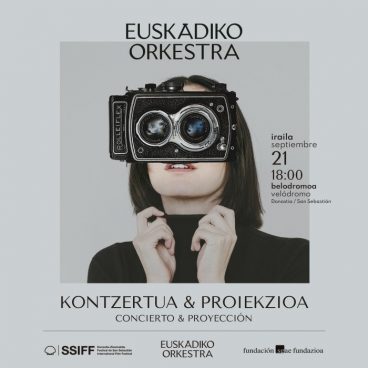 Donostia Zinemaldiak, Euskadiko Orkestrak eta SGAEk ‘Kontzertua & Proiekzioa’ larunbatean