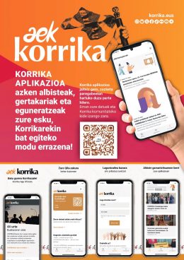 Korrika aplikazioa eraberrituta dator