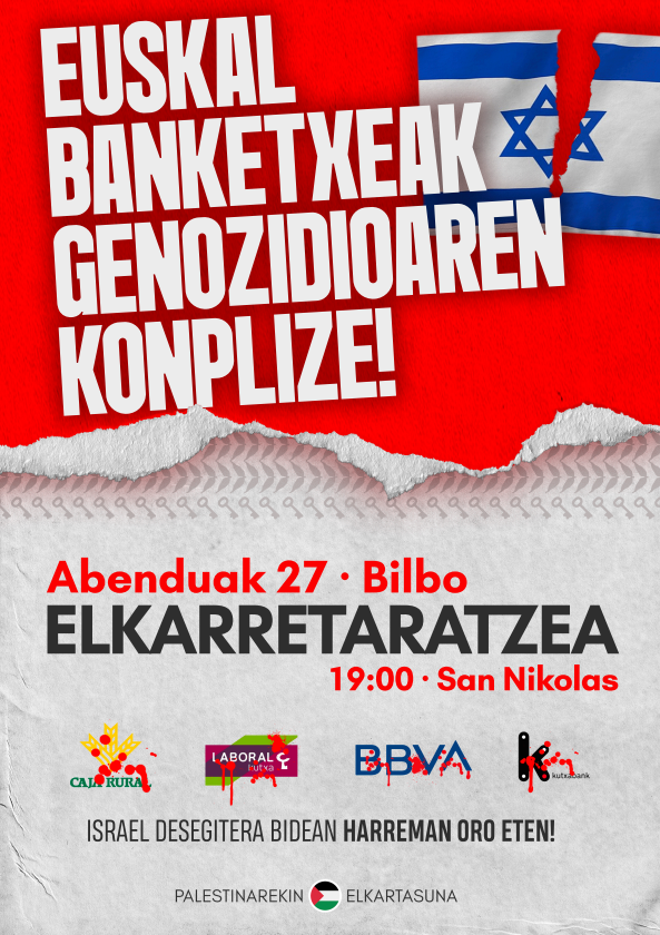 Euskal banketxeak genozidioaren konplize