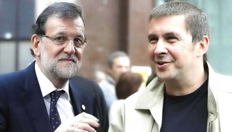 Rajoyk eta Otegik elkarrizketa bat izan dute